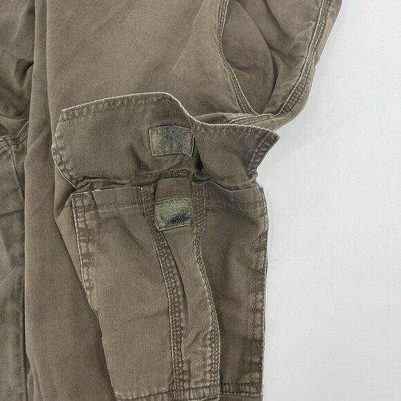 Adam Levine Cargo Shorts Men 40 Olive Green 100% Cotton Mid-Rise Classic Outdoor - Picture 11 of 16